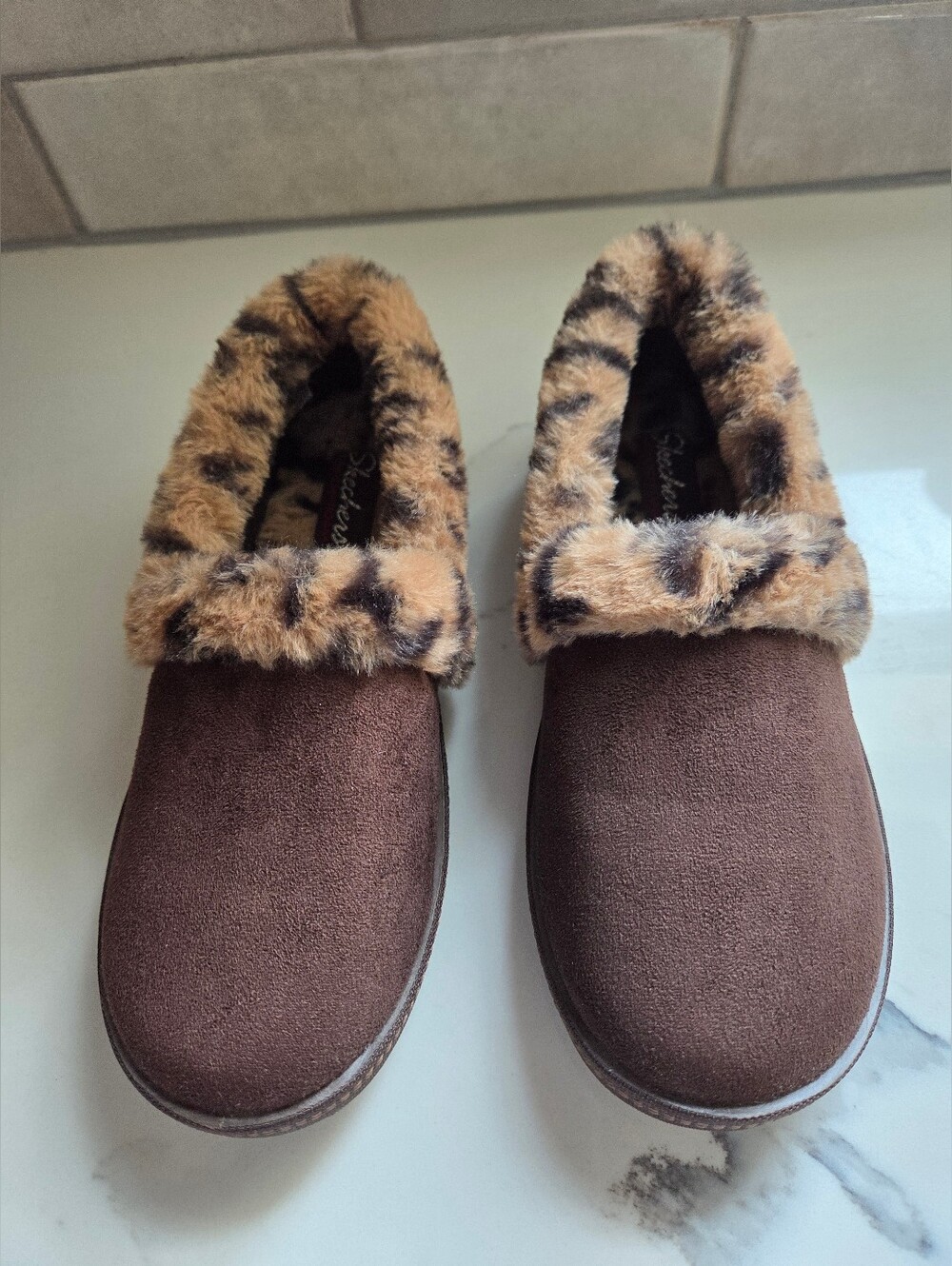 Skecher Animal Print Slippers